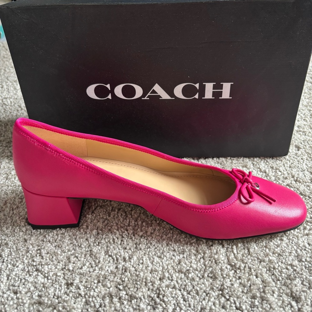 Coach Pink Heels - Picture 2 of 6